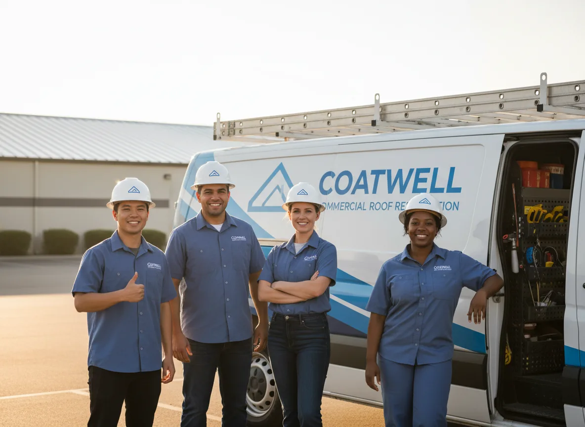 Commercial roof coating company in Dellrose, TN